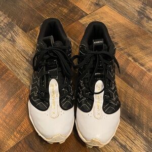 Under Armour Black and White Athletic Baseball Cleats